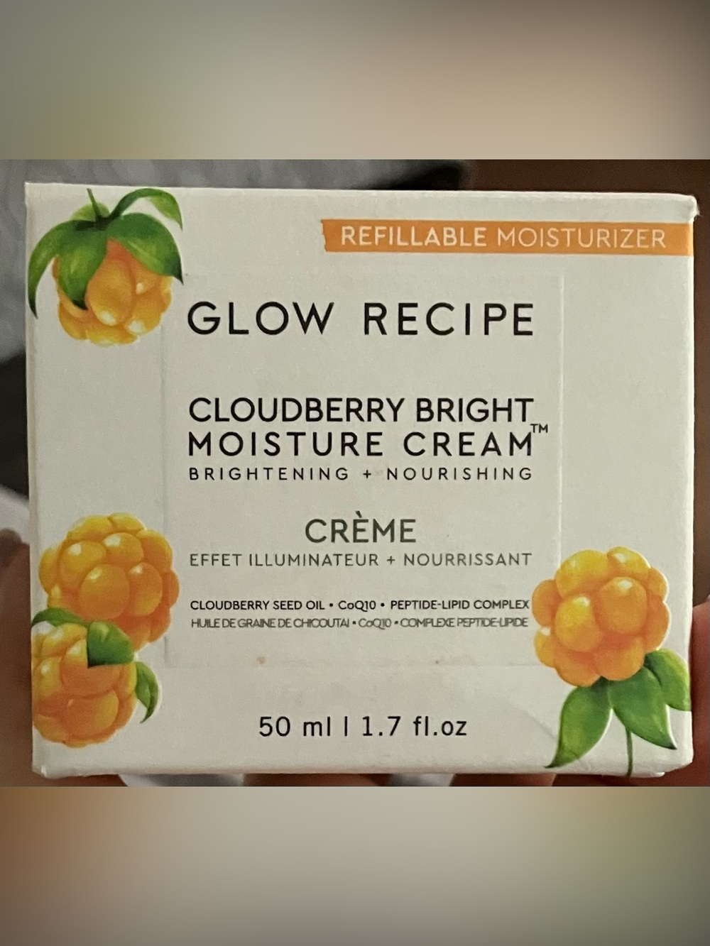 BNIB - Glow Recipe Cloudberry Bright Moisture Cream - 50 ml/1.7 fl. oz.